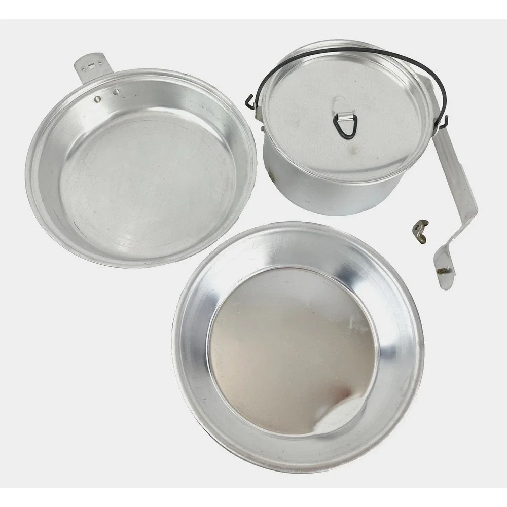 Palco Boy Scouts Mess Kit Complete 5 Pieces Vintage Aluminum Plate Cook Pot More